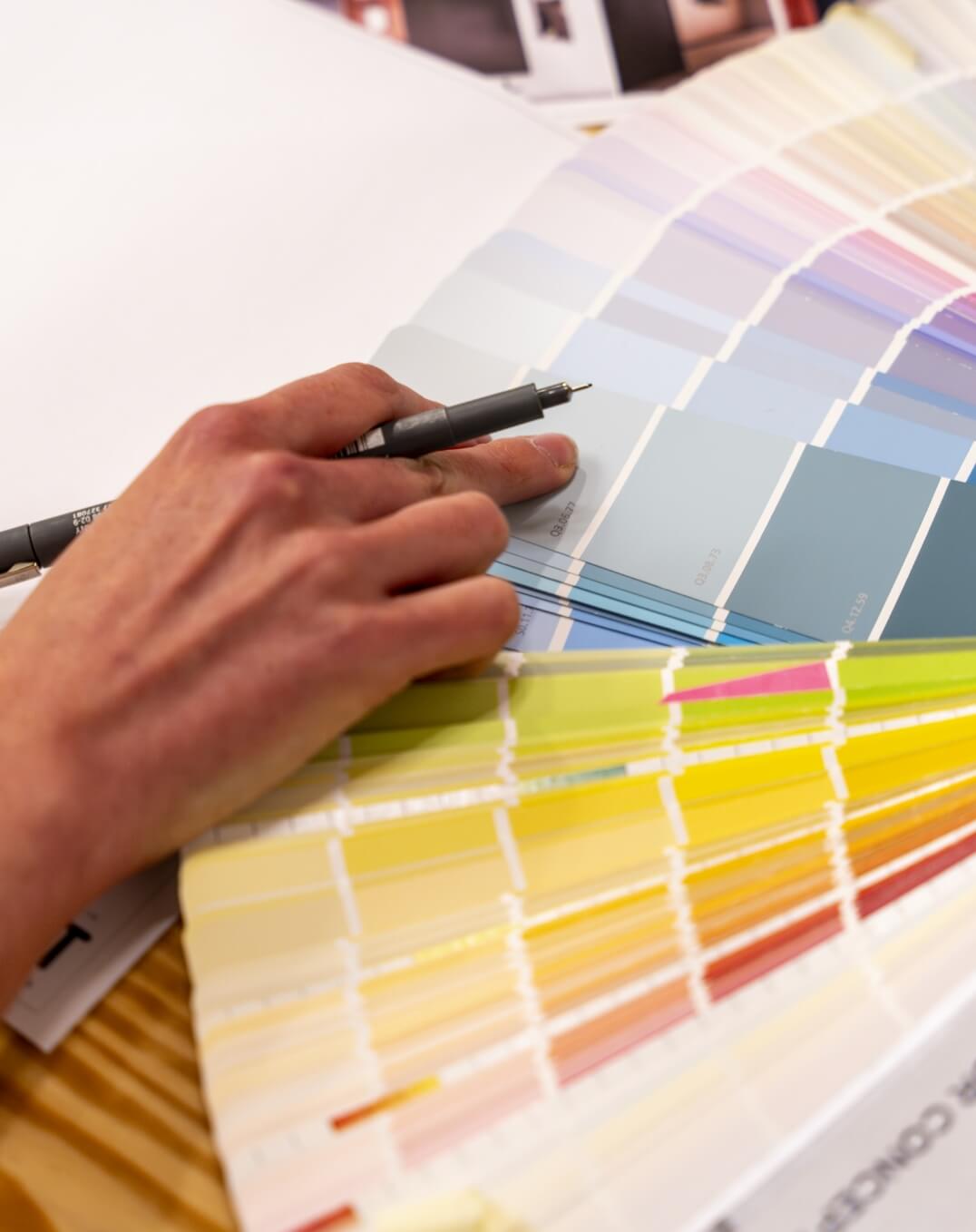 immagine selezione colori nost architetti milano